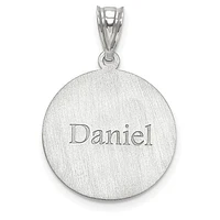 Personalized Baseball Number And Name Pendants - Sterling Silver