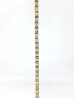 10K Yellow Gold 2.00cttw Diamond Tennis Bracelet, 7"