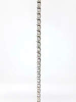10K White Gold 1.50 Carat Diamond Tennis Bracelet, 7"