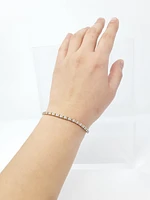 10K Yellow Gold 1.00cttw Diamond Tennis Bracelet, 7"