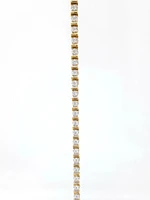 10K Yellow Gold 1.00cttw Diamond Tennis Bracelet, 7"