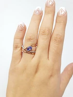 Tanzanite and Diamond Ring