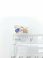 Tanzanite and Diamond Ring
