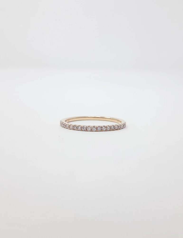 Natural Pink Diamond Band