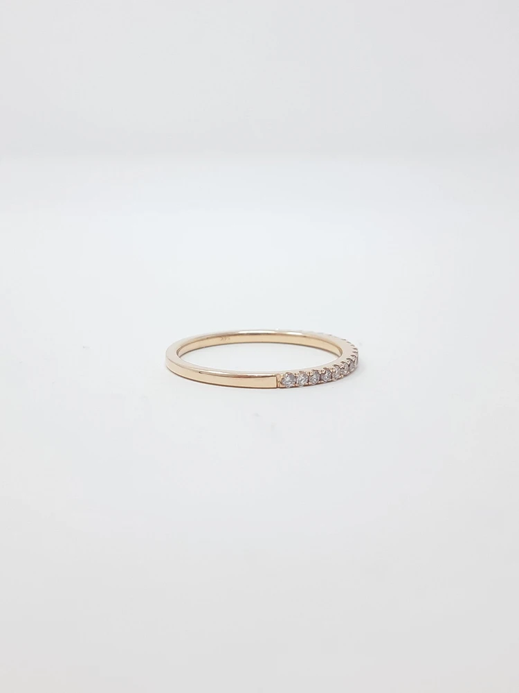 Natural Pink Diamond Band