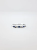 Sapphire and Diamond Ring