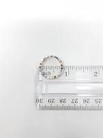 14K Two Tone White and Rose Gold 0.20cttw Ruby and 0.07cttw Diamond Ring