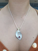 Silver and Amethyst Pendant