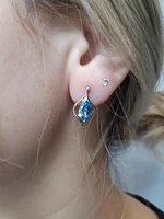 Blue Topaz Earrings