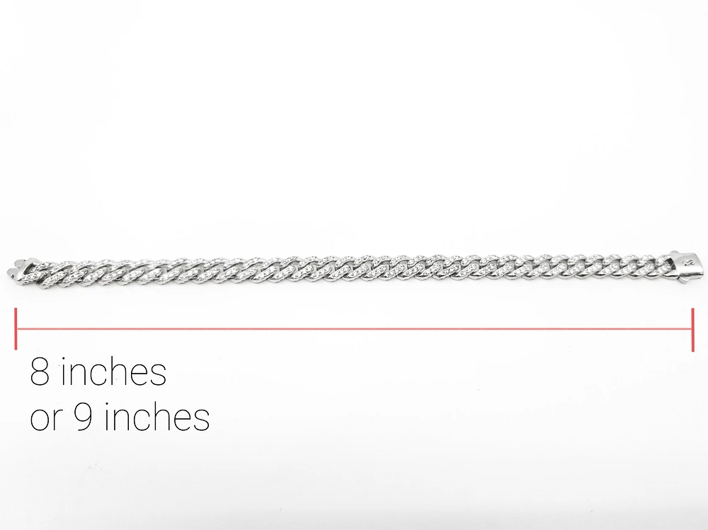 Sterling Silver & Cubic Zirconia Bracelet