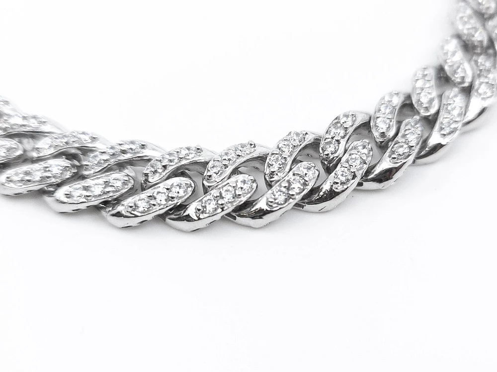 Sterling Silver & Cubic Zirconia Bracelet