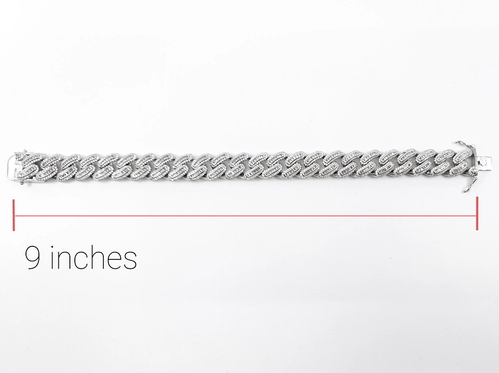 Sterling Silver & Cubic Zirconia Bracelet