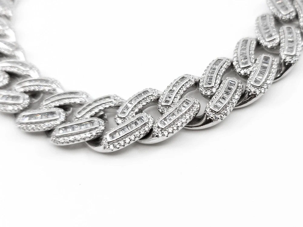 Sterling Silver & Cubic Zirconia Bracelet