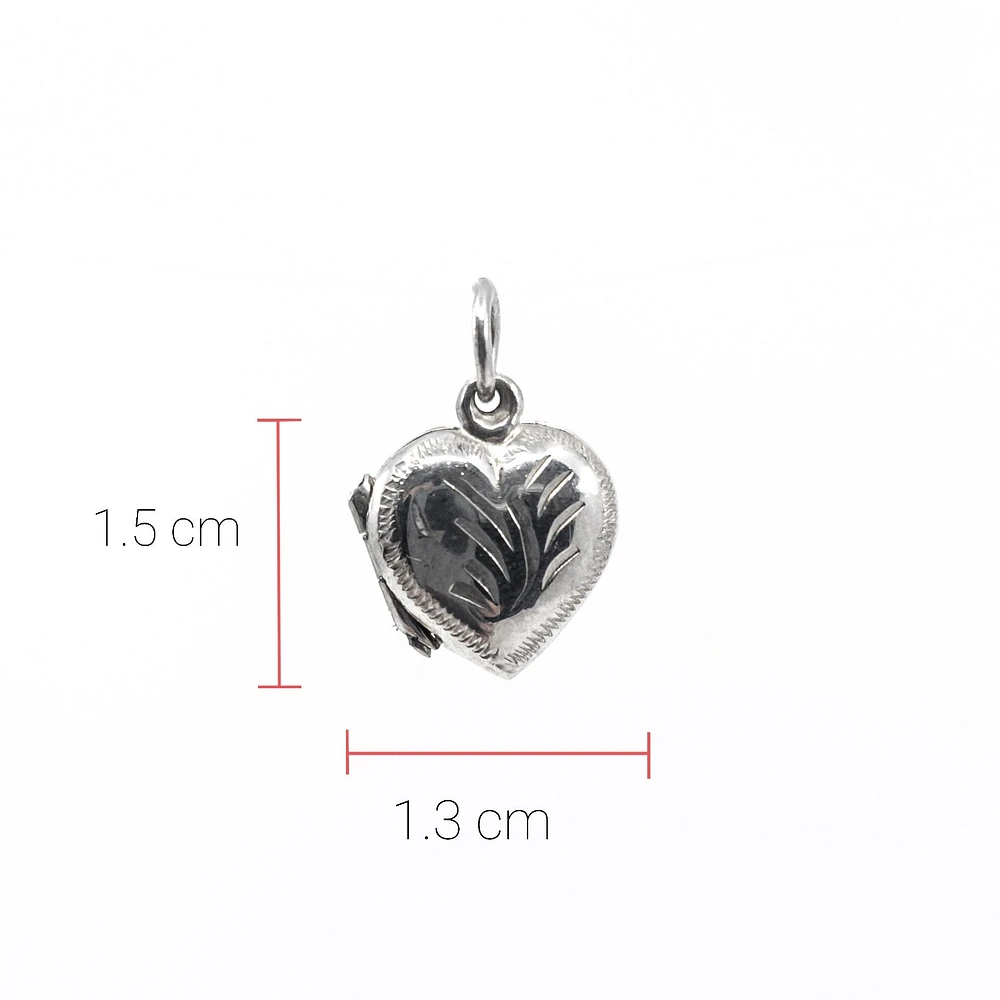 Sterling Silver Heart Shape Locket