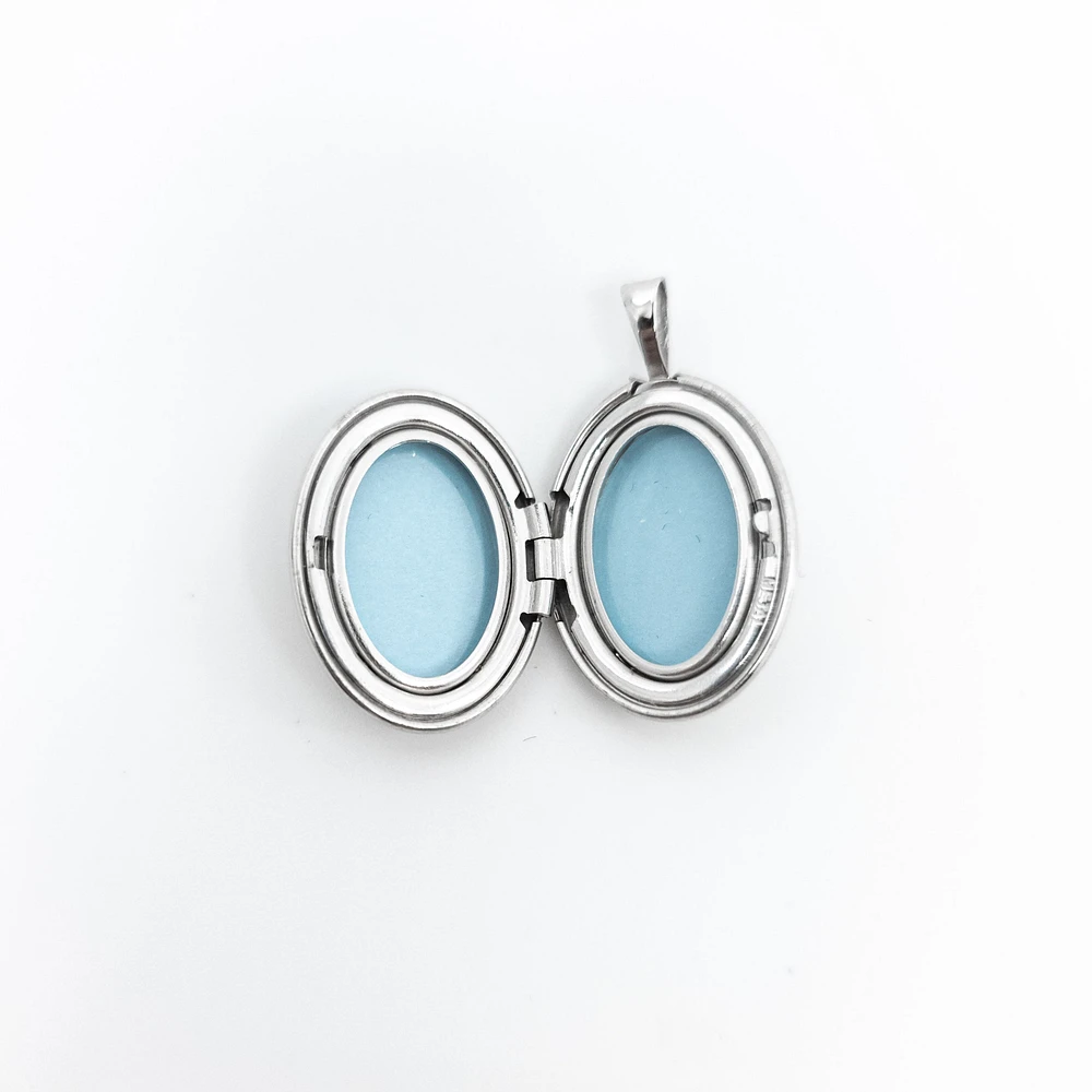 Sterling Silver Oval Locket