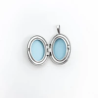Sterling Silver Oval Locket