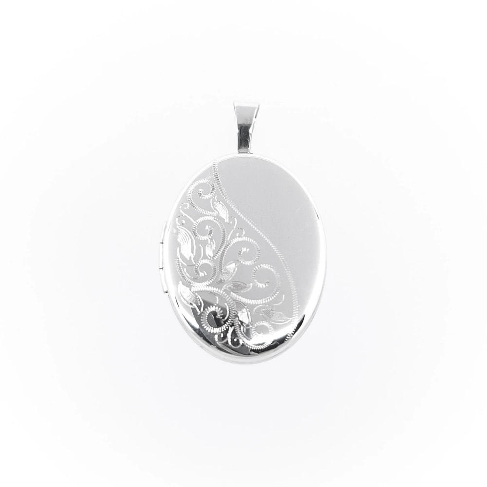 Sterling Silver Oval Locket
