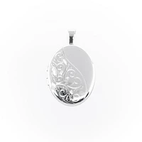Sterling Silver Oval Locket