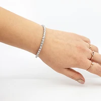 Lab-Created Diamond Tennis Bracelet