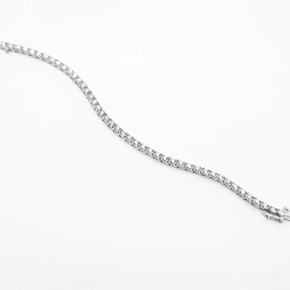 Lab-Created Diamond Tennis Bracelet