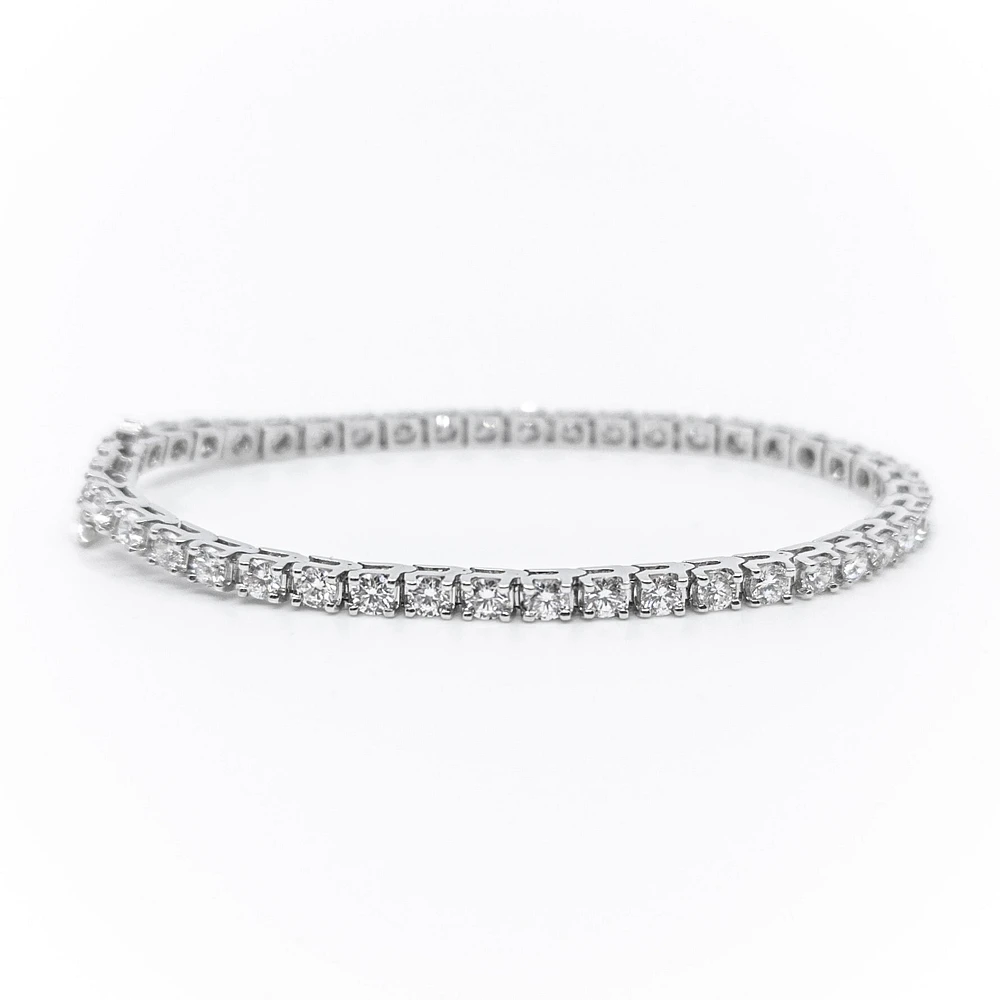 Lab-Created Diamond Tennis Bracelet