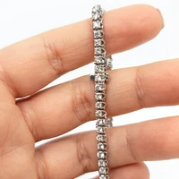 14K White Gold 3.0cttw Lab-Grown Diamond Tennis Bracelet