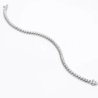 14K White Gold 3.0cttw Lab-Grown Diamond Tennis Bracelet
