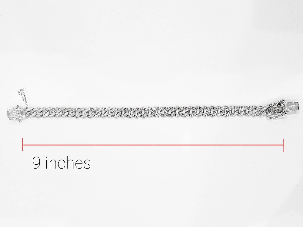 Sterling Silver & Cubic Zirconia Bracelet