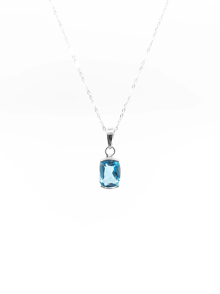 Blue Topaz Pendant