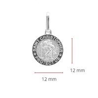 St. Christopher Sterling Silver Charm