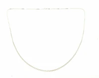 925 Sterling Silver 0.80mm Thick Box Chain - 18 Inches