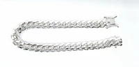 Sterling Silver Miami Cuban Rhodium Plated Bracelet