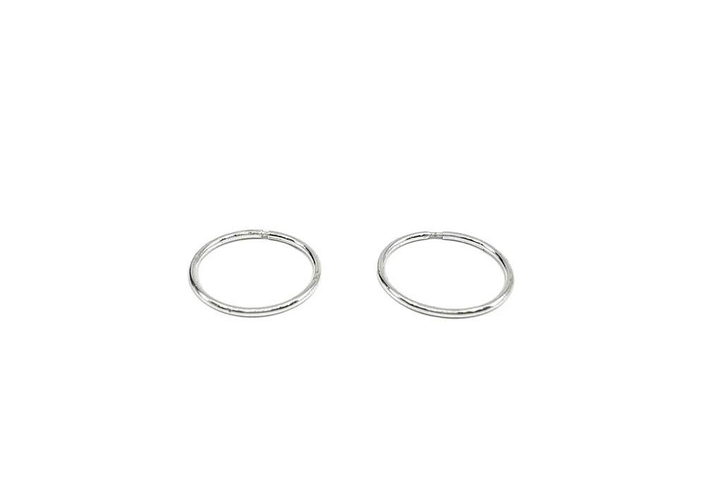 Sterling Silver Sleepers 12mm