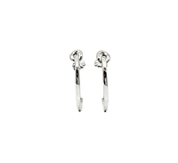 Sterling Silver Hoop Earrings 27mm