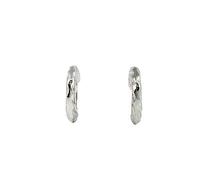 Sterling Silver Hoop Earrings 17mm