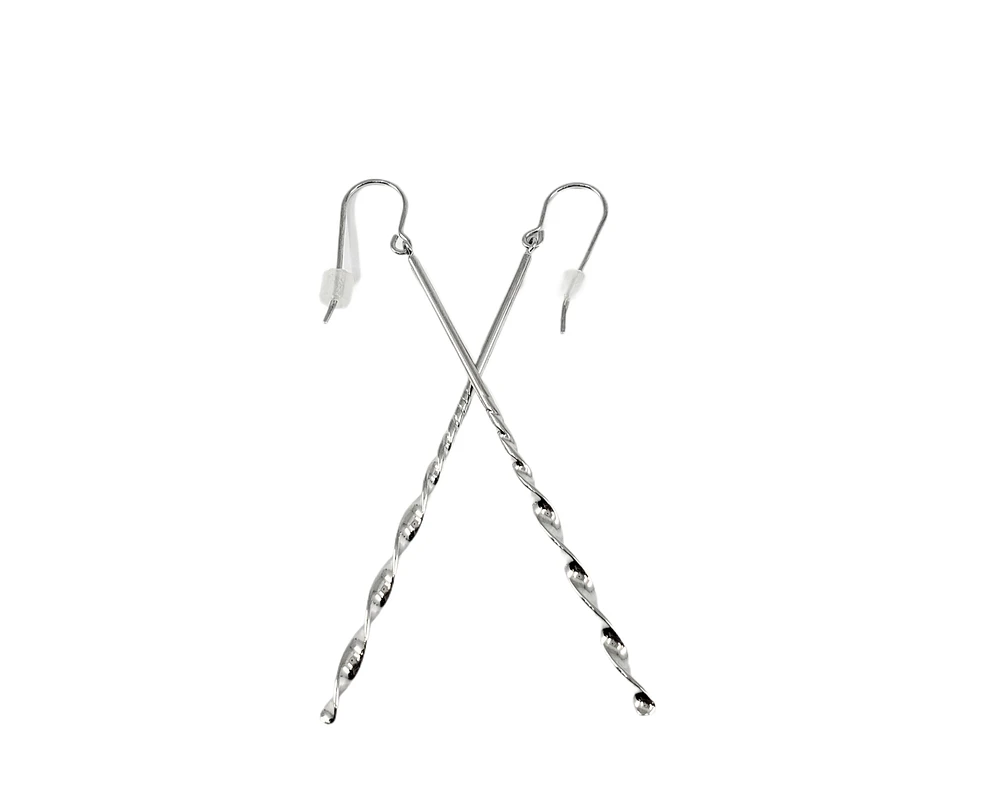 Sterling Silver Earrings 63mm