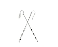 Sterling Silver Earrings 63mm