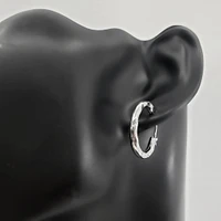 Sterling Silver Hoop Earrings 22mm