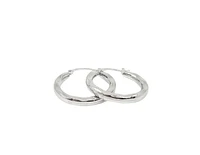 Sterling Silver Hoop Earrings 22mm