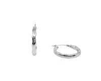 Sterling Silver Hoop Earrings 22mm