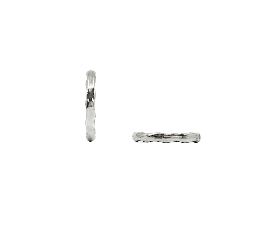 Sterling Silver Hoop Earrings 22mm