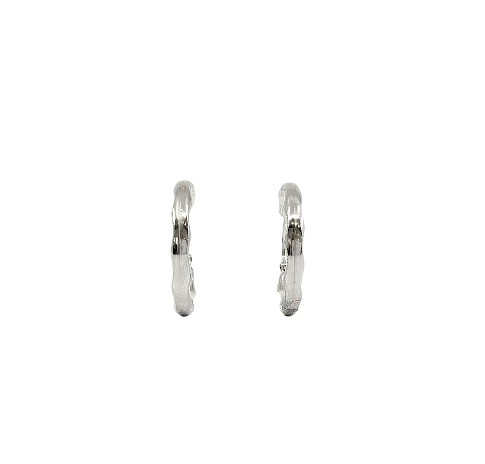 Sterling Silver Hoop Earrings 22mm