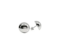 Sterling Silver Ball Stud Earrings 12.5mm