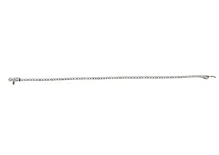 925 Sterling Silver Cubic Zirconia Bracelet - 7 Inches