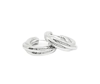Sterling Silver Hoop Earrings 28mm