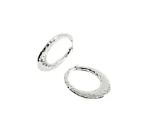 Sterling Silver Hoop Earrings 34mm