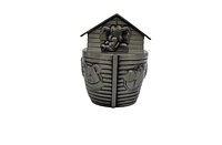 Noah’s Ark Pewtertone Money Bank