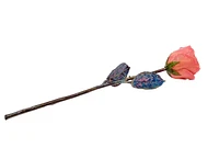 Copper Dipped Lacquered Genuine Pink Rose