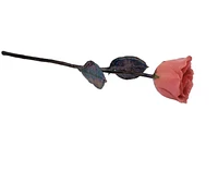 Copper Dipped Lacquered Genuine Pink Rose