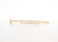 14K Yellow Gold 0.45cttw Diamond Bangle